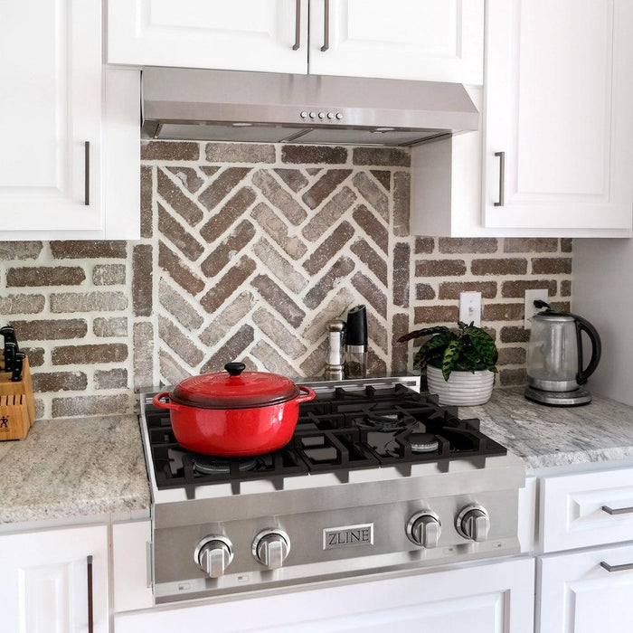 ZLINE 30" Ceramic Rangetop with 4 Gas Burners, Griddle RT-GR-3009K