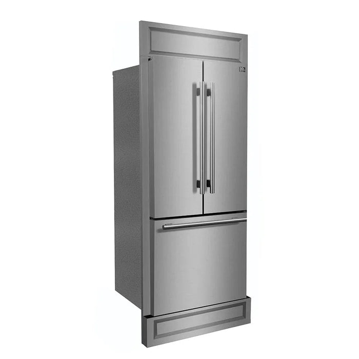 FORNO Gallipoli 35" French Door Built-In Refrigerator FFFFD1974-35MG09K