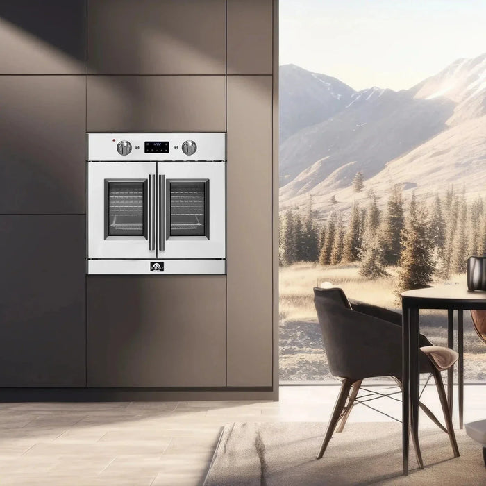 Forno Gallico 30" Electric French Door Wall Oven,  FBOEL1371-3009K