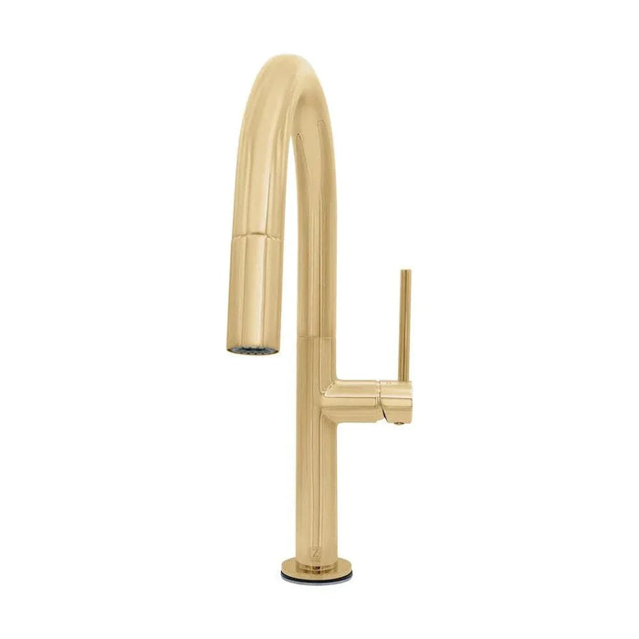 ZLINE Voltaire Kitchen Faucet, Polished Gold, VLT-KF-PG09K