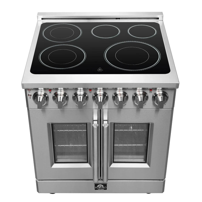 FORNO Massimo 30" French Door Electric Range FFSEL6955-3009K