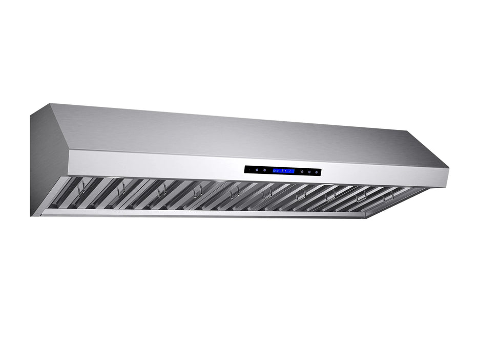 Forno 60'' 1000 CFM Wall Mount Range Hood Stainless Steel, FRHWM5030-6009K