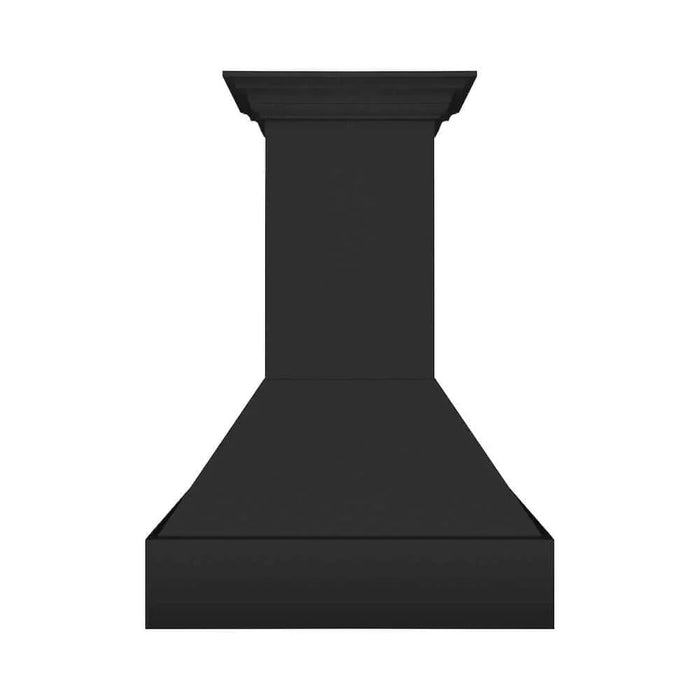 ZLINE Wooden Wall Mount Range Hood in Rustic Black Finish 355CC-3609K