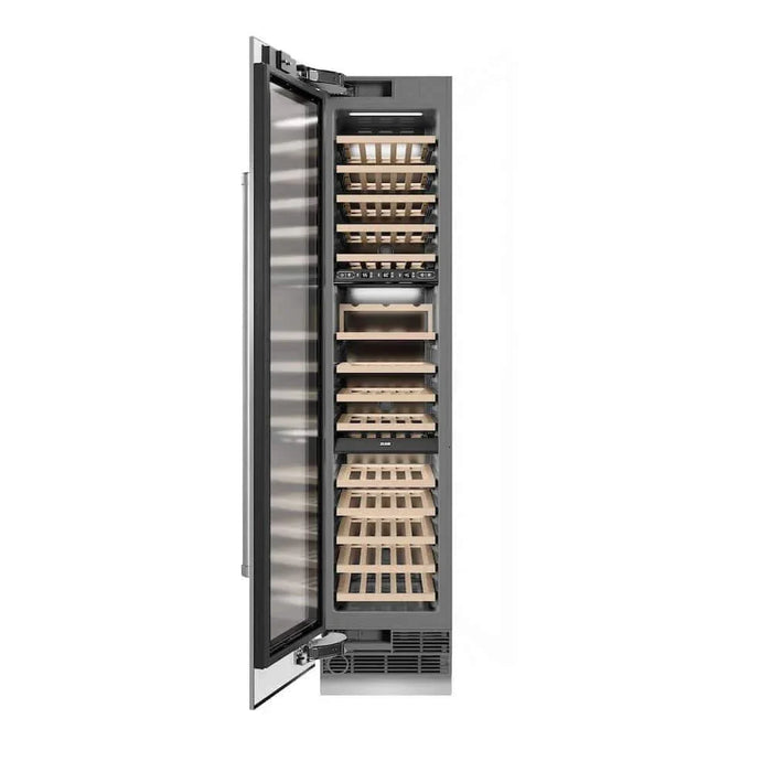 ZLINE 18"Triple Zone 68 Bottle Left Hinge Column Wine Cooler, Stainless Steel RCWVL-304-1809K