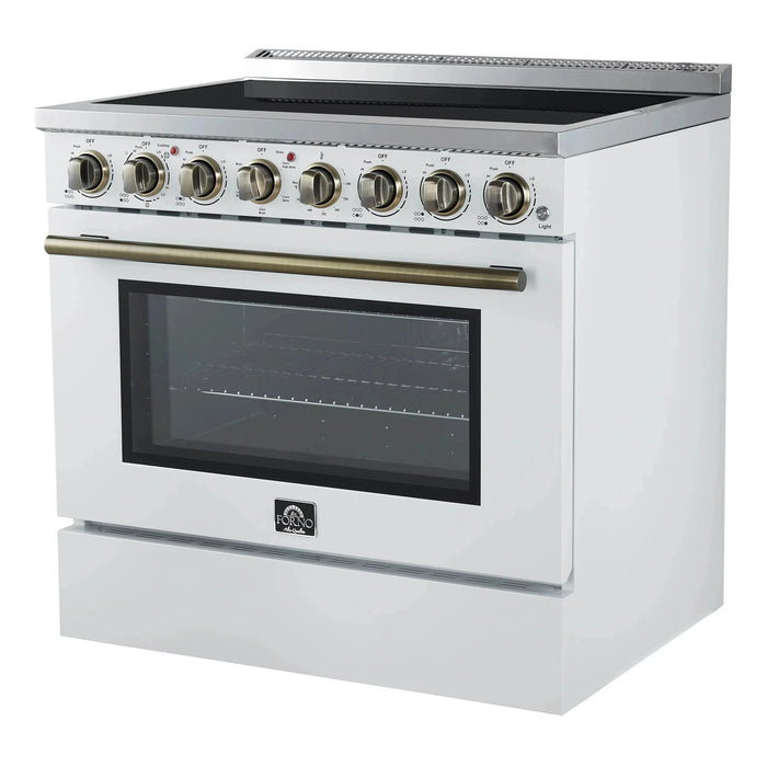 FORNO Paolo 36" Electric Range FFSEL6011-36WHT09K