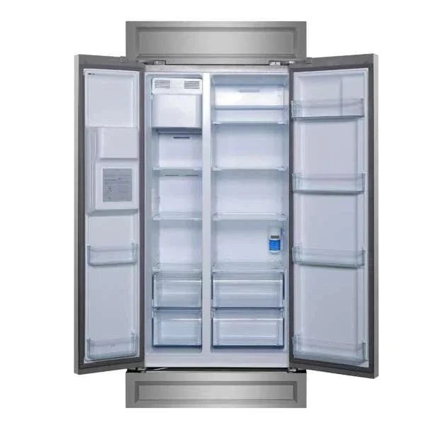 FORNO Salerno 40" Side-by-Side Built-In Refrigerator FFRBI1844-40MG09K