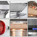 Forno Savona - 36" Wall Mount Range Hood & Back Splash FRHWM5029-36HB Forno