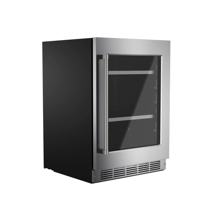 THOR Kitchen 24" 113 Can Undercounter Beverage Cooler TBR24US09K