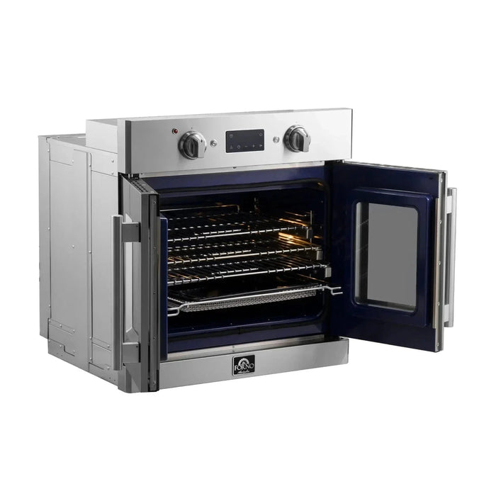 Forno Gallico 30" Electric French Door Wall Oven,  FBOEL1371-3009K