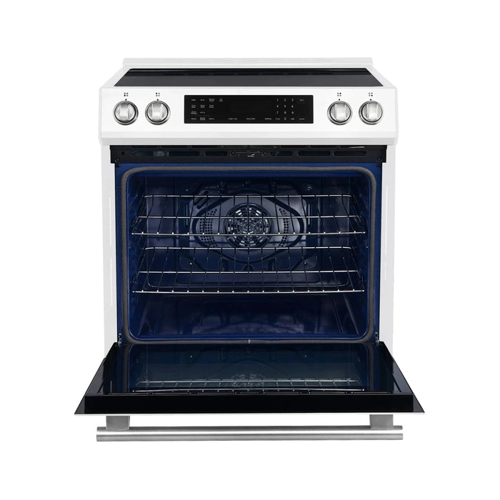 FORNO Espresso Donatello 30" Induction Range, FFSIN0905-30WHT09K