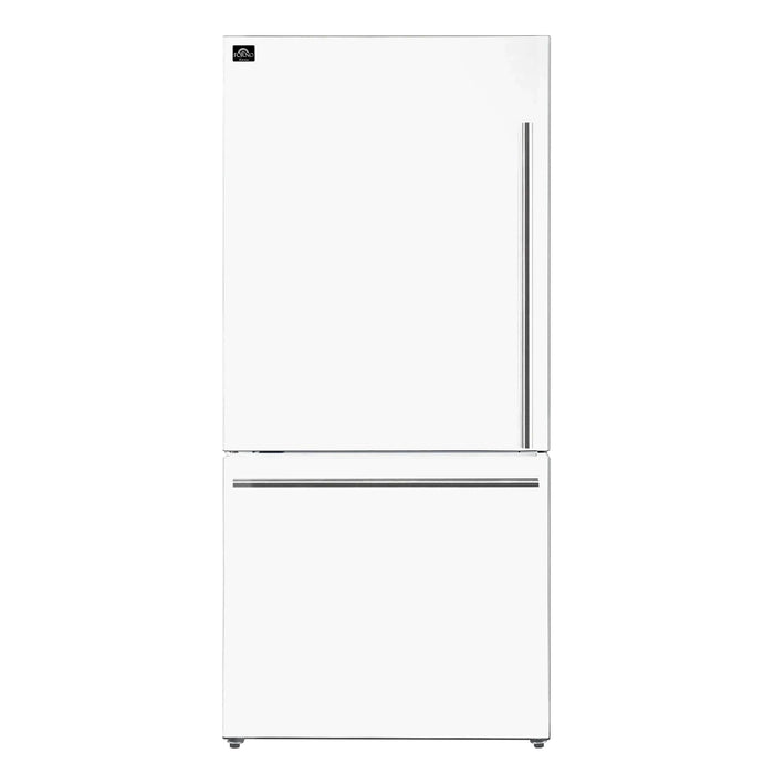 FORNO Espresso Milano 62" Side-By-Side Refrigerator FFFFD1787-60WHT09K
