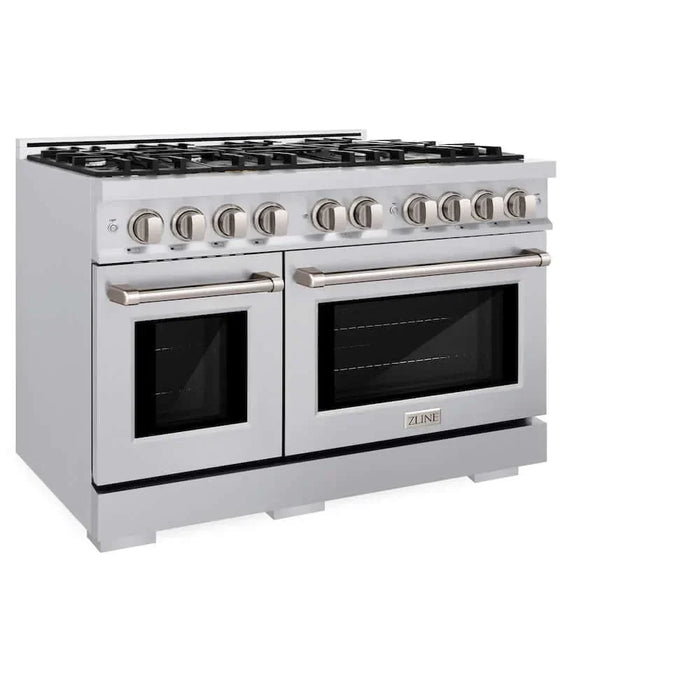ZLINE 48" Select Dual Fuel Range Gas Cooktop Electric Convection Oven Stainless Steel HDR4809K