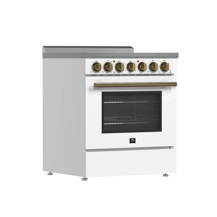 FORNO Paolo 30" Electric Range FFSEL6011-30WHT09K