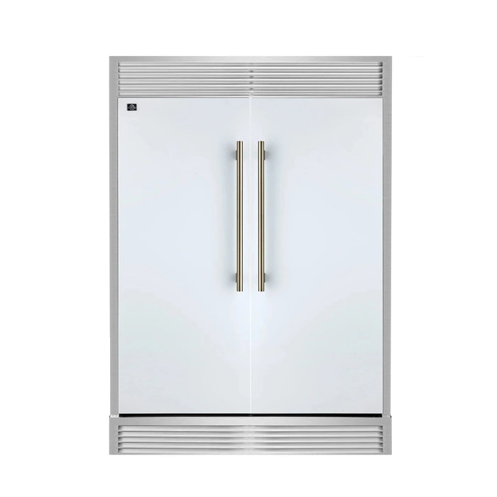 FORNO Maderno 60" Convertible Refrigerator FFFFD1722-60MG-WHT09K