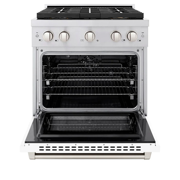 ZLINE 30" Paramount Dual Fuel Range DuoPro™ Cooktop, Electric Convection Oven PSDR-WM-3009K