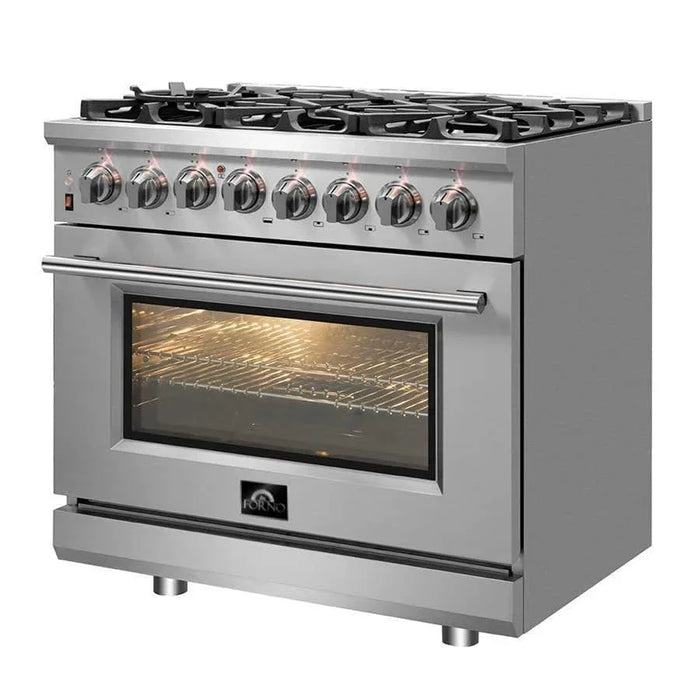 FORNO Massimo 36″ Dual Fuel Range FFSGS6125-3609K