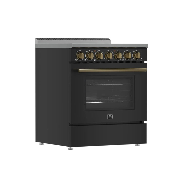FORNO Paolo 30" Electric Range FFSEL6011-30BLK09K