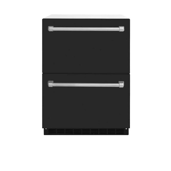 ZLINE 24" Touchstone 168 Can Outdoor-Rated Dual Refrigerator Drawer09K