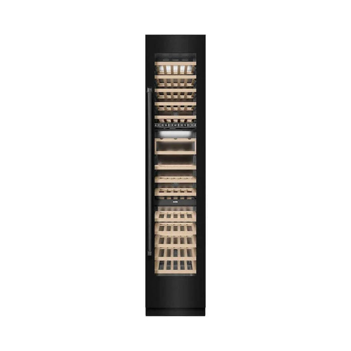 ZLINE 18"Triple Zone 68 Bottle Right Hinge Column Wine Cooler, Black Stainless Steel RCWVR-BS-1809K