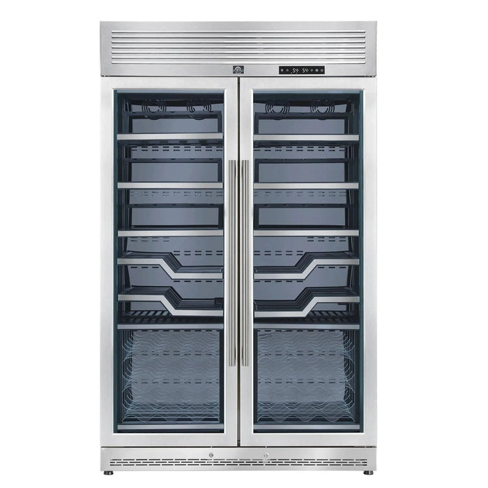 FORNO Abruzzo 48" 102 Bottle Dual Zone Wine Cooler FWCDR6611-48S09K