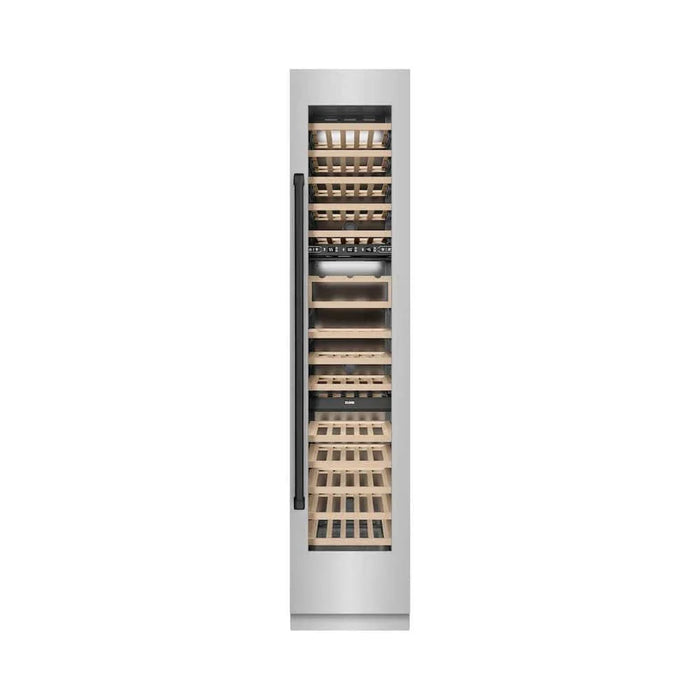 ZLINE 18"Triple Zone 68 Bottle Right Hinge Column Wine Cooler, Stainless Steel Matte Black RCWVRZ-30418-MB09K