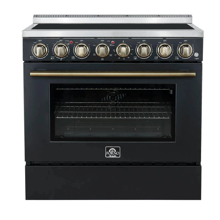 FORNO Paolo 36" Electric Range FFSEL6011-36BLK09K