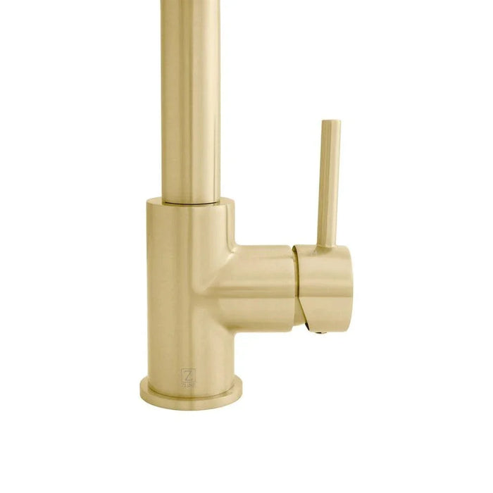 ZLINE Dante Kitchen Faucet In Champagne Bronze, DNT-KF-CB09K