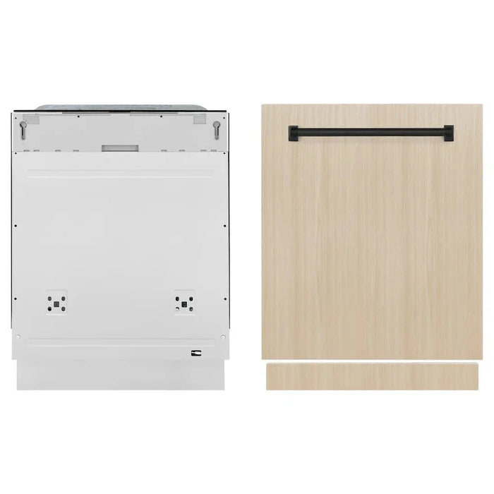 ZLINE Autograph Edition 24" Tall Tub Dishwasher, Custom Panel Ready, Matte Black DWMTZ-24-MB09K
