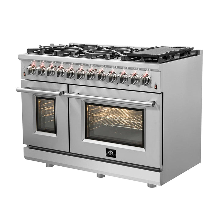 FORNO Massimo 48" Dual Fuel Range FFSGS6125-4809K