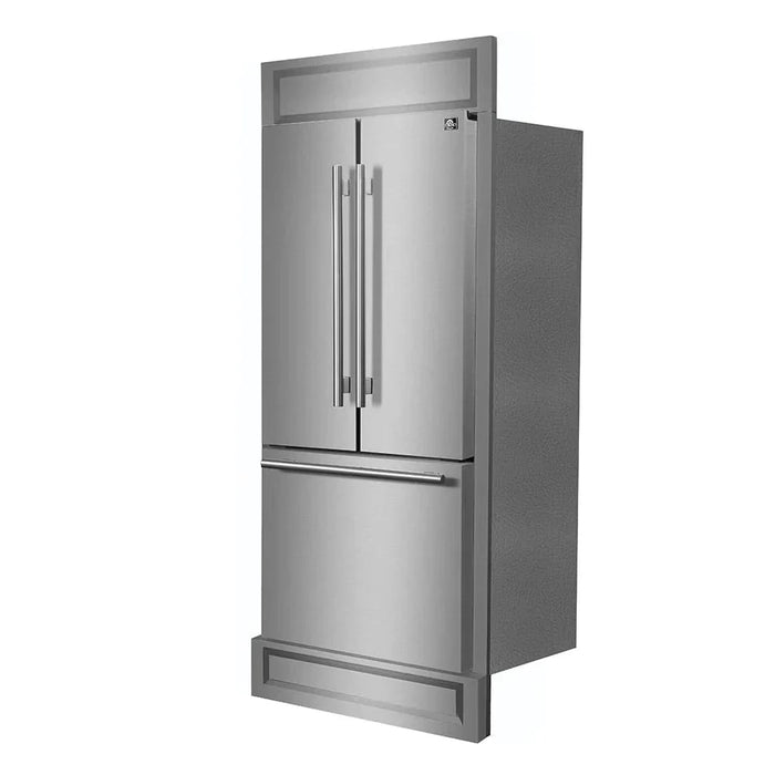 FORNO Gallipoli 35" French Door Built-In Refrigerator FFFFD1974-35MG09K