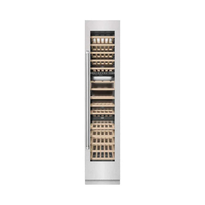 ZLINE 18"Triple Zone 68 Bottle Right Hinge Column Wine Cooler, DuraSnow® Stainless Steel RCWVR-SN-1809K