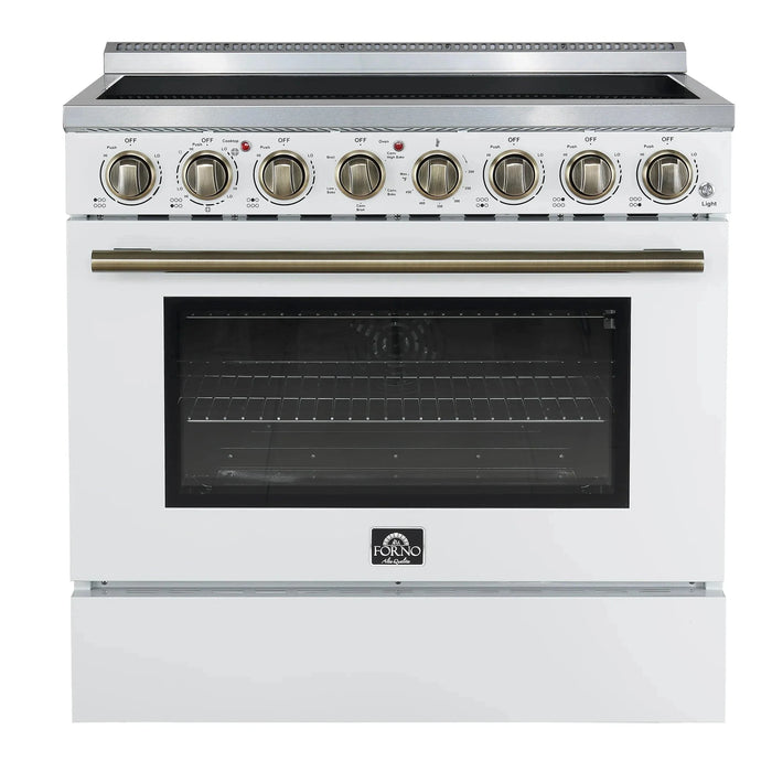 FORNO Paolo 36" Electric Range FFSEL6011-36WHT09K