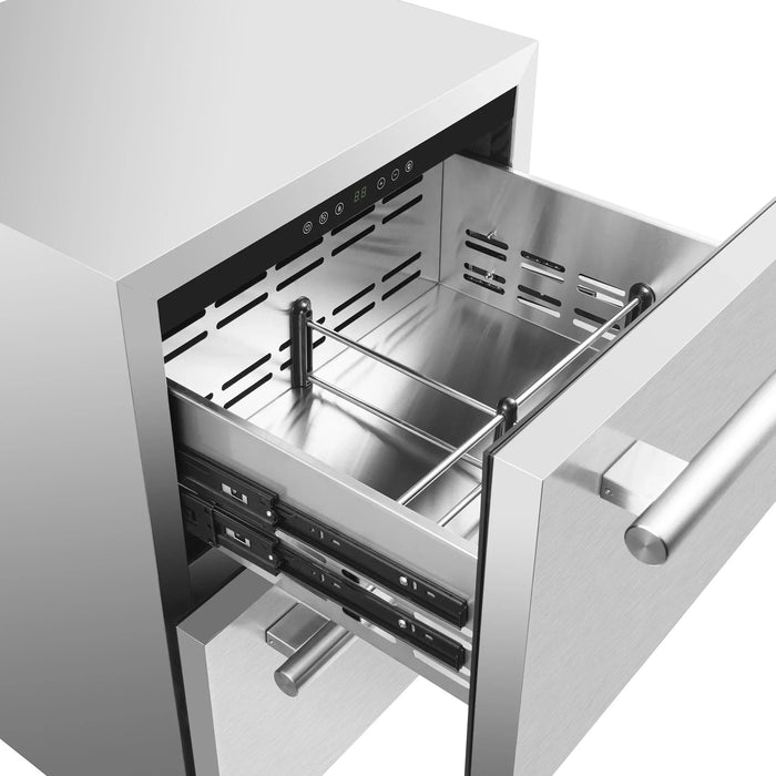 FORNO Como 24" Outdoor/Indoor Drawer Refrigerator FDROD1611-24S09K