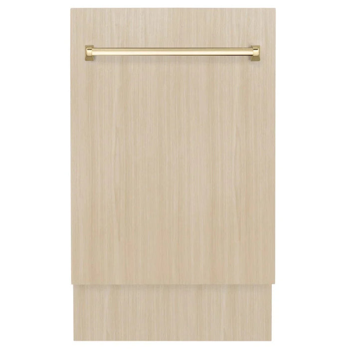 ZLINE Autograph 18" Dishwasher Stainless, Gold DWVZ-18-G09K