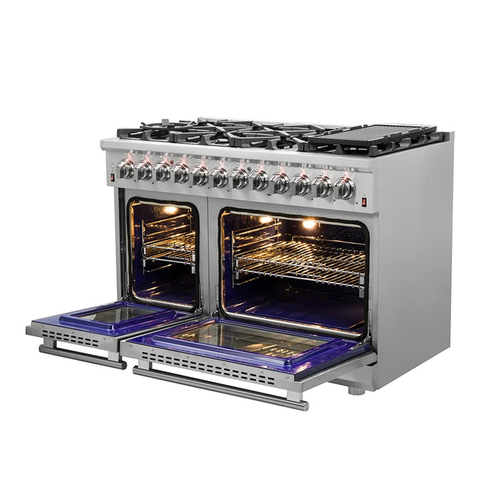 FORNO Massimo 48" Dual Fuel Range FFSGS6125-4809K