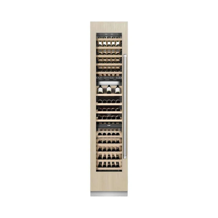 ZLINE 18" Triple Zone 68 Bottle Panel Ready Column Left Hinge Wine Cooler RBCWVL-1809K