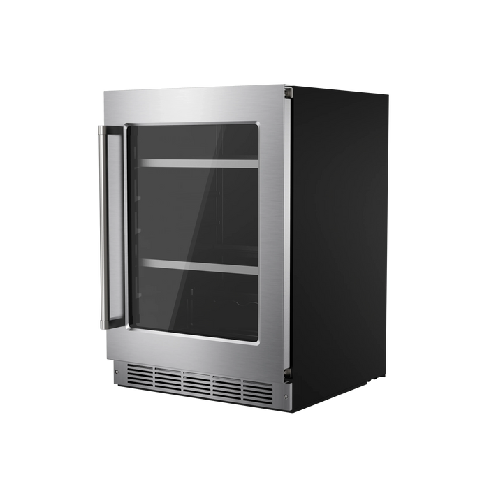 THOR Kitchen 24" 113 Can Undercounter Beverage Cooler TBR24US09K