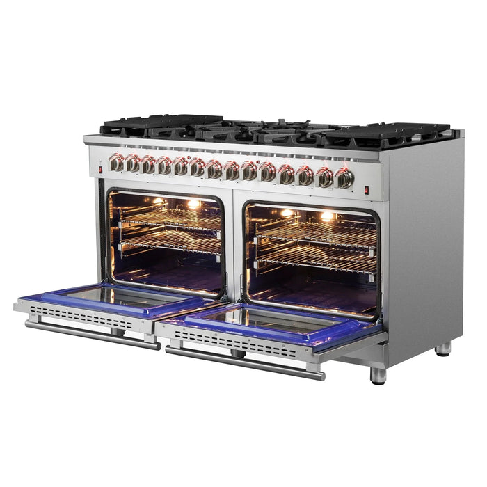 FORNO Massimo 60" Dual Fuel Range FFSGS6125-6009K