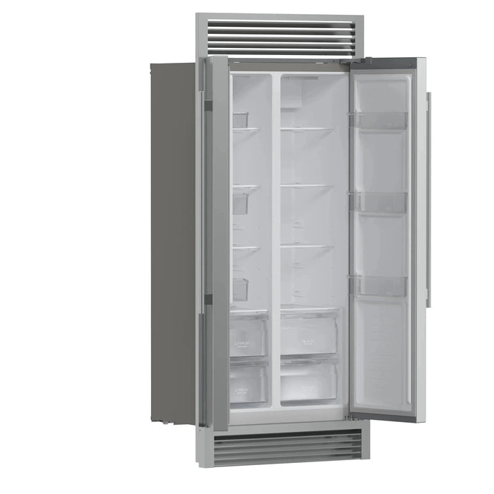 FORNO Salerno 37" Side-by-Side Built-In Refrigerator FFRBI1805-37SG09K