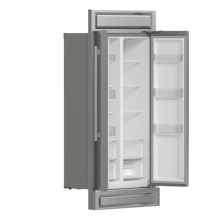 FORNO Salerno 37" Side-by-Side Built-In Refrigerator FFRBI1805-37MG09K