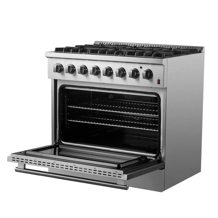 FORNO Marco 36" Dual Fuel Range FFSGS6197-3609K