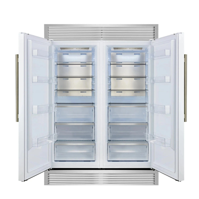 FORNO Maderno 60" Convertible Refrigerator FFFFD1722-60SG-WHT09K