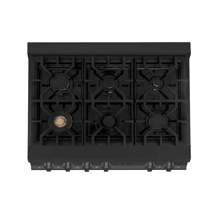 ZLINE 36" Bundle Range Top RTB-BR-36 & Wall Oven AWS-30, 2KP-RTBAWS3609K