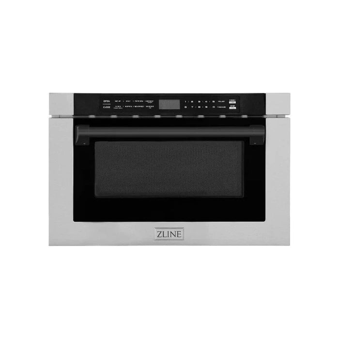 ZLINE 24" Microwave Drawer, Stainless Steel, Bronze MWDZ-1-H-MB09K