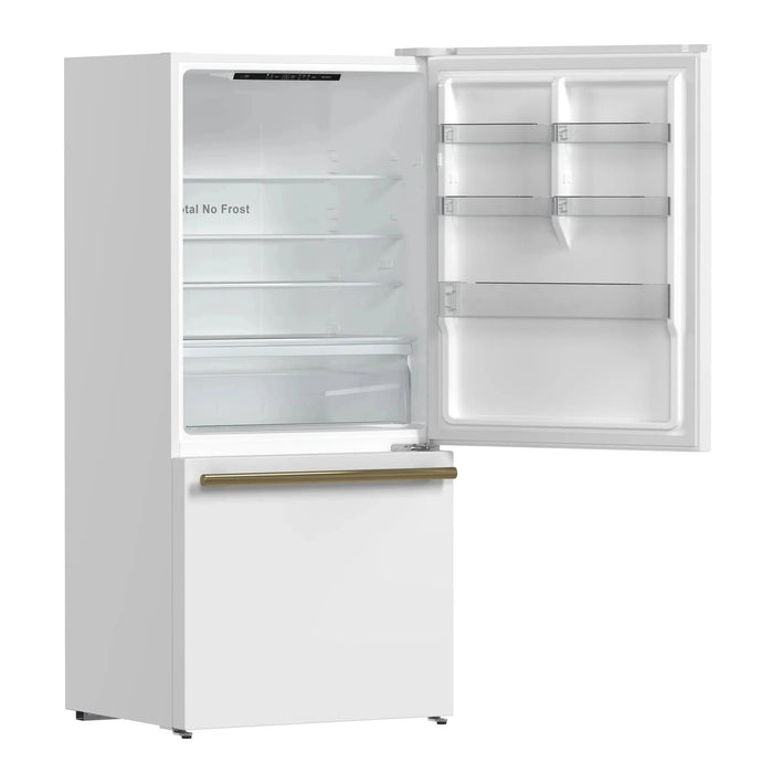 FORNO Espresso Milano 62" Side-By-Side Refrigerator FFFFD1787-60WHT09K