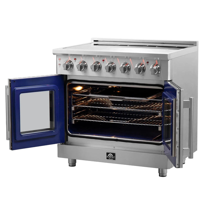 FORNO Massimo 36" French Door Electric Range FFSEL6955-3609K