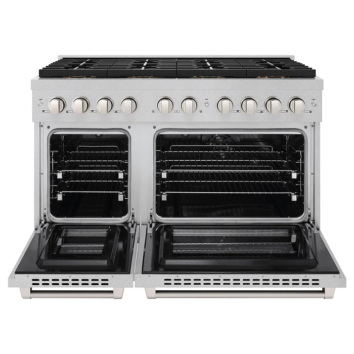 ZLINE 48" Paramount Gas Range DuoPro™ Cooktop, Dual Ovens PSGRSZ-48-MB09K