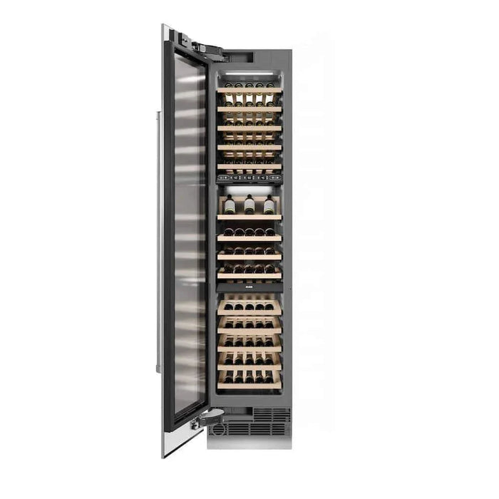 ZLINE 18"Triple Zone 68 Bottle Left Hinge Column Wine Cooler, Stainless Steel RCWVL-304-1809K