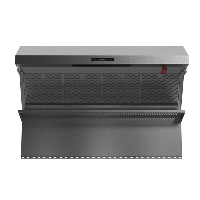 Forno Appliance Package - 48" Gas Range, Wall Mount Range Hood, 60" Refrigerator FBDL-018-02US09K