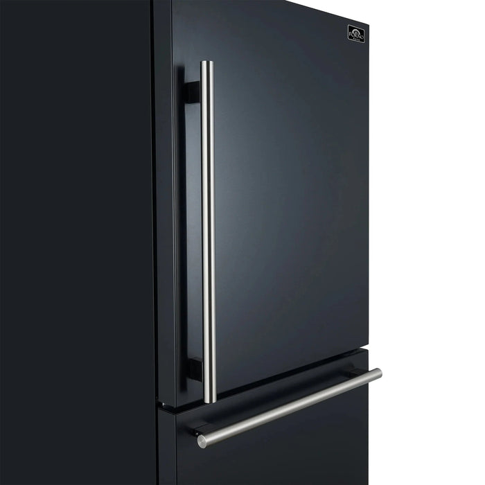 FORNO Espresso Milano 31" Right Swing Refrigerator FFFFD1785-31BLK09K